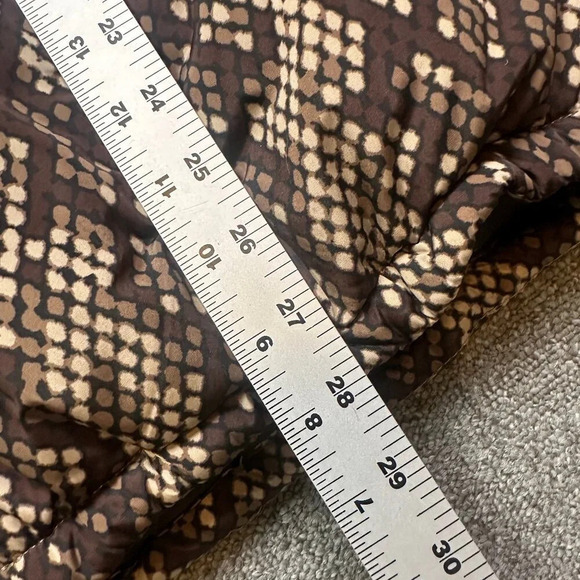 Dickies Urban Outfitters Snakeskin Camden Puffer in Brown Women's Large - Picture 4 of 8